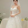 Celisia - Sleeveless A-line wedding dress