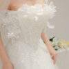 Glissa - Off-shoulder A-line wedding dress - 3