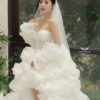Volair - detachable sleeve mermaid wedding dress - 3