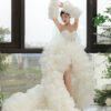 Volair - detachable sleeve mermaid wedding dress - 5