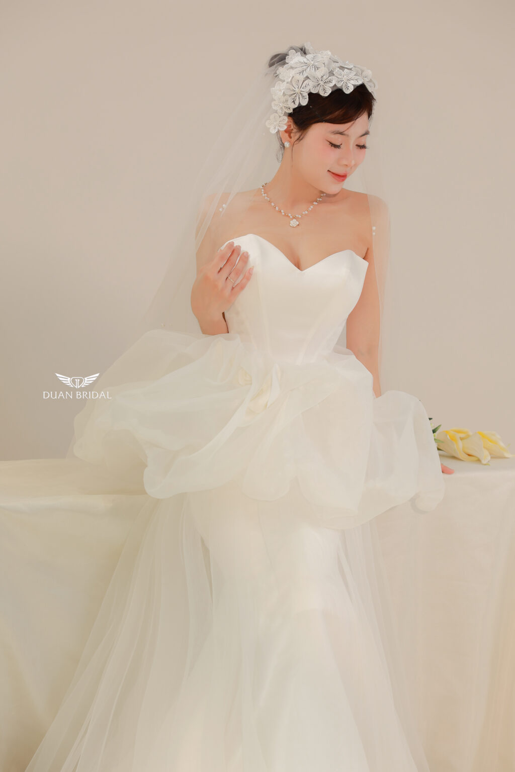 Fayra - Sleeveless mermaid wedding dress - 4