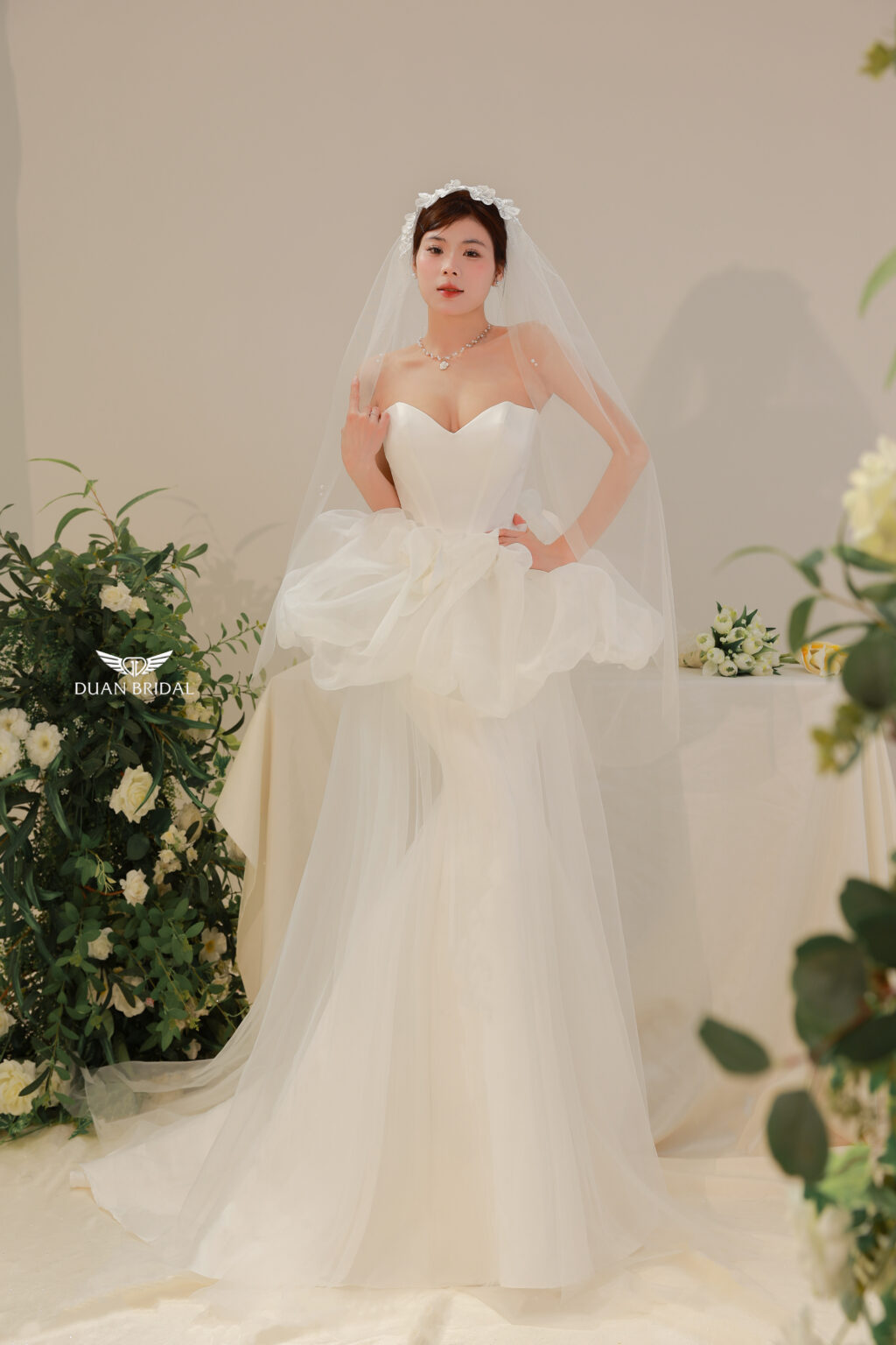 Fayra - Sleeveless mermaid wedding dress - 2