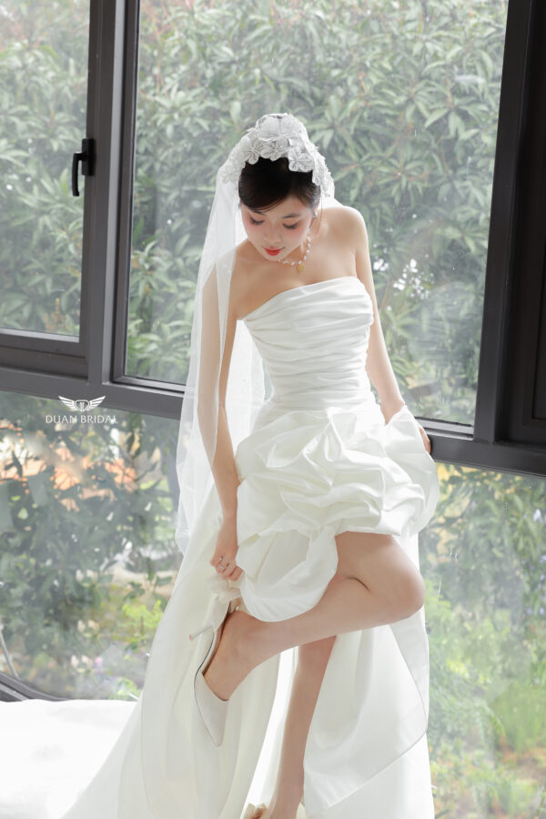 Sylven - sleeveless mermaid wedding dress - 2