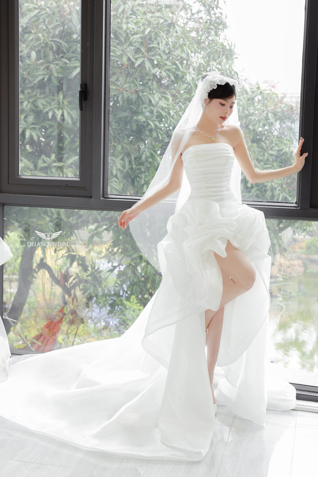 Sylven - sleeveless mermaid wedding dress - 4