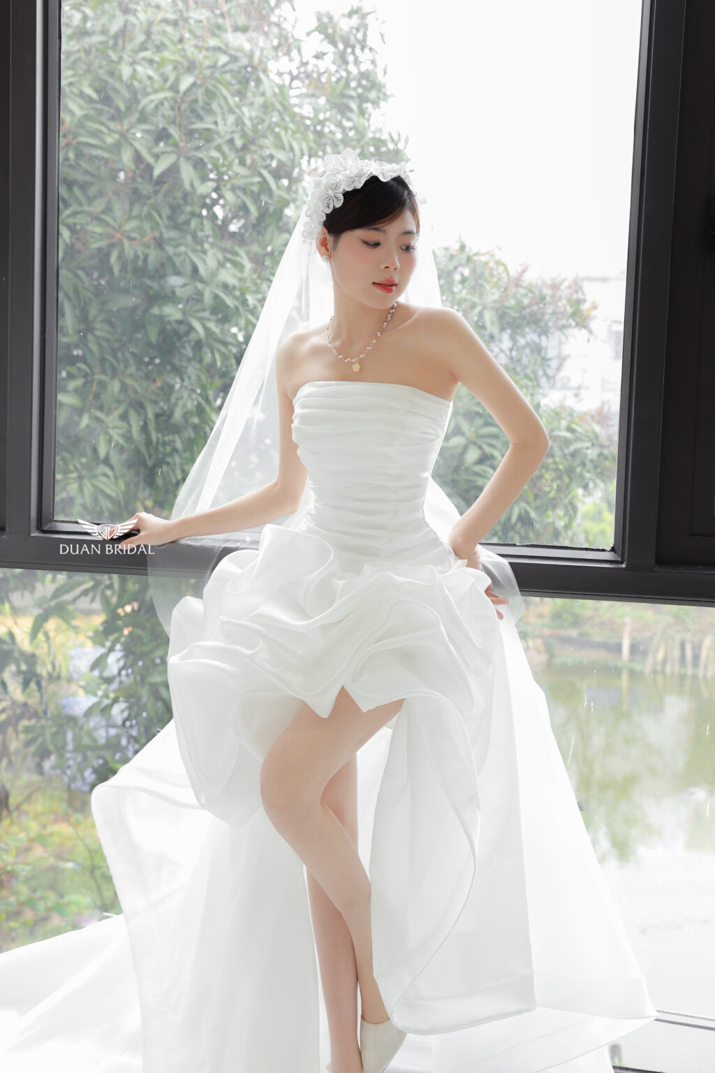 Sylven - sleeveless mermaid wedding dress - 5