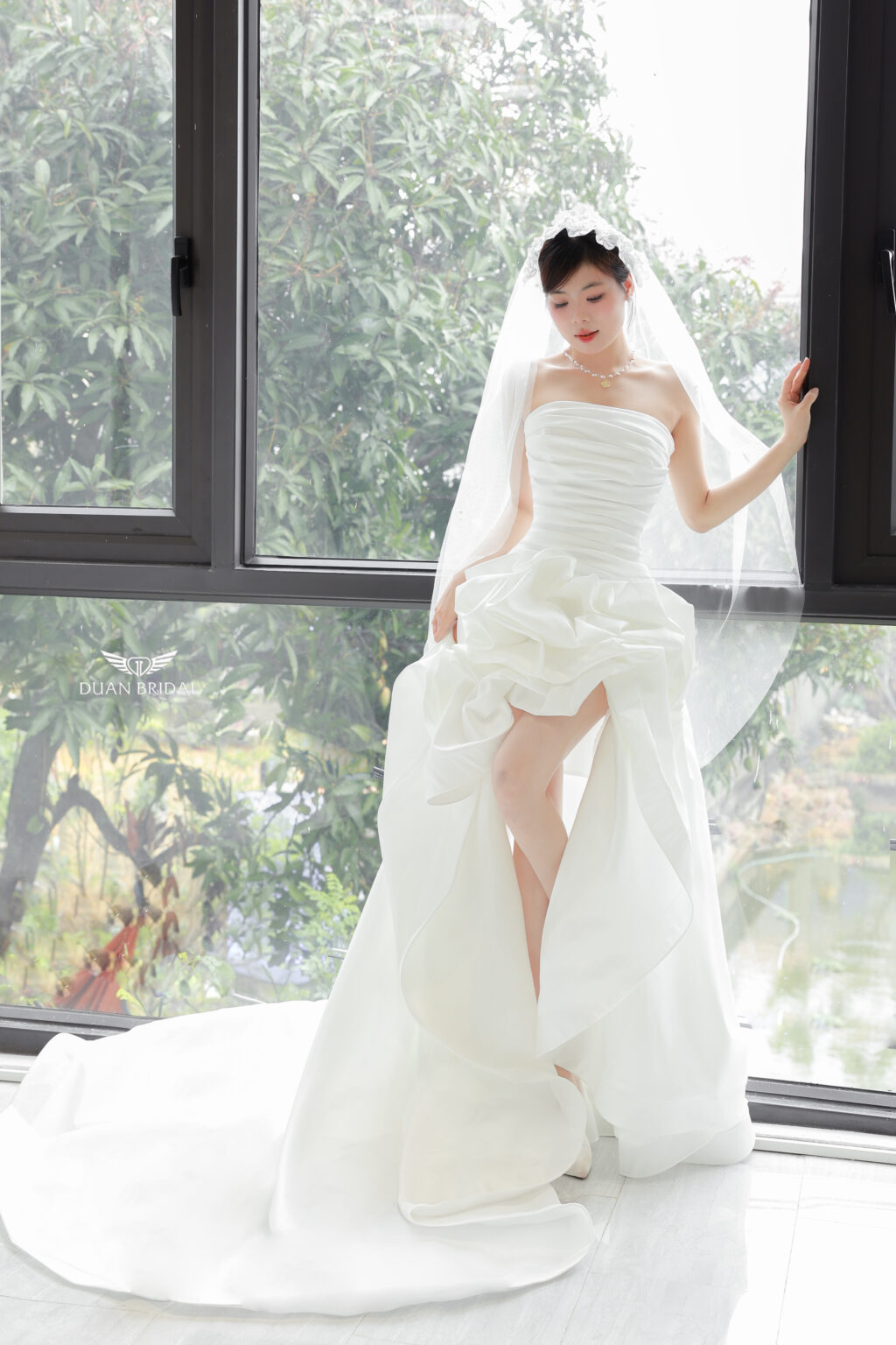 Sylven - sleeveless mermaid wedding dress -7