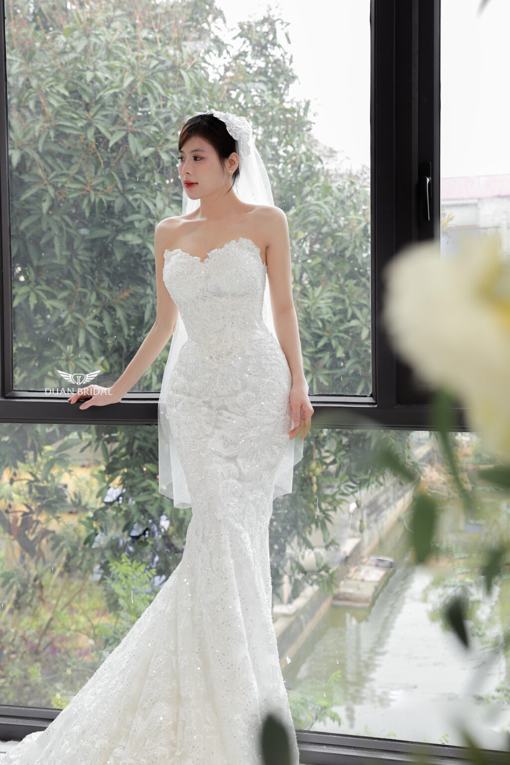 Isoria - Sleeveless mermaid wedding dress - 2