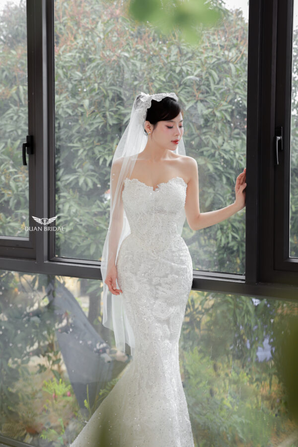 Isoria - Sleeveless mermaid wedding dress