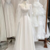 Oressa - Long sleeve A-line wedding dress - 2