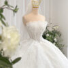 Novaia - Off-shoulder ball gown wedding dress - 3