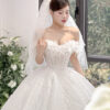 Aurelia - Off-shoulder ball gown wedding dress