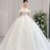 Aurelia - Off-shoulder ball gown wedding dress - 4