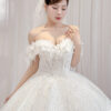 Aurelia - Off-shoulder ball gown wedding dress - 2