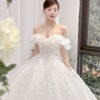 Aurelia - Off-shoulder ball gown wedding dress - 3