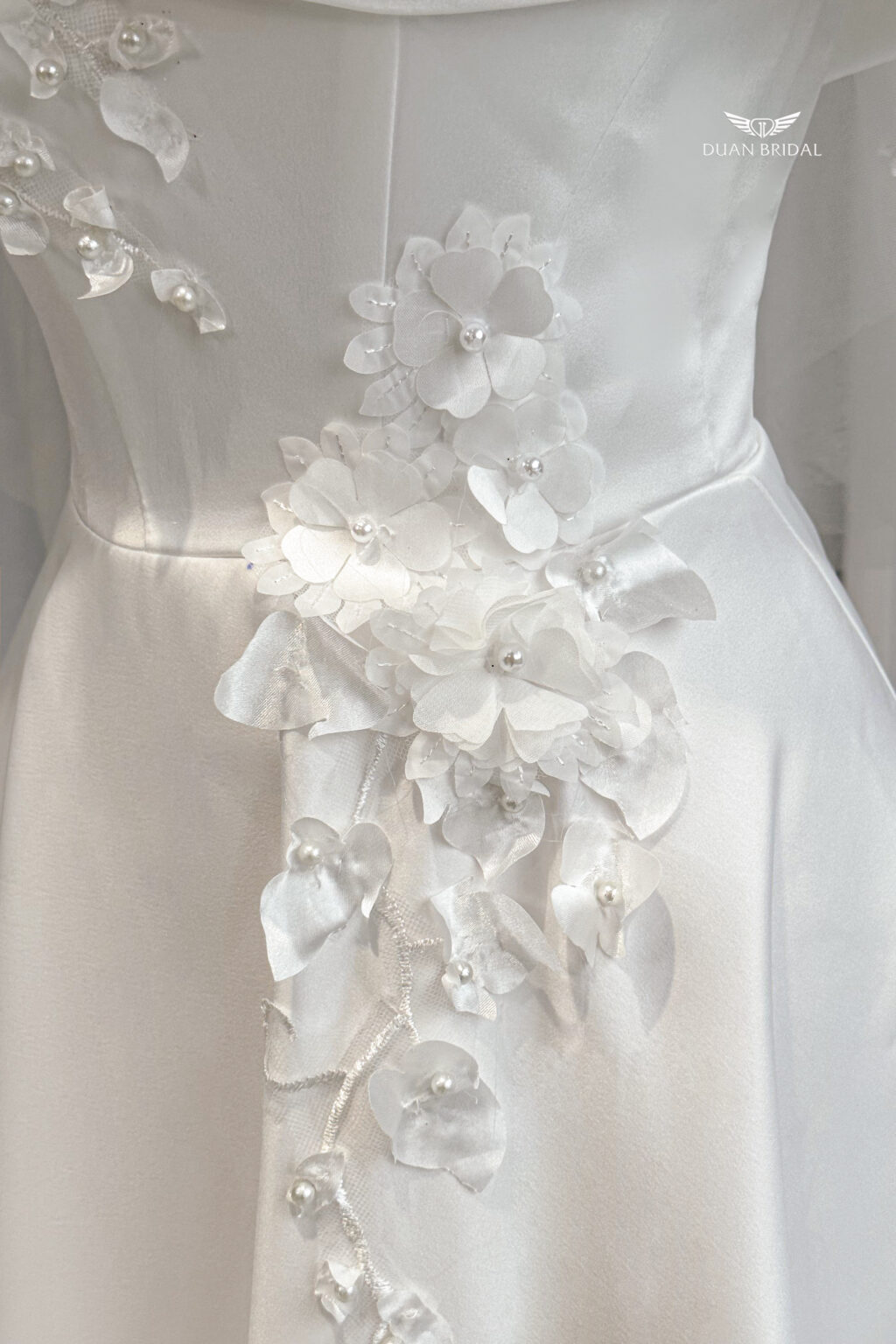 Brillia - Off-shoulder A-line wedding dress - 3