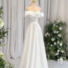 Brillia - Off-shoulder A-line wedding dress - 4
