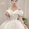 Mirell - off-shoulder ball gown wedding dress