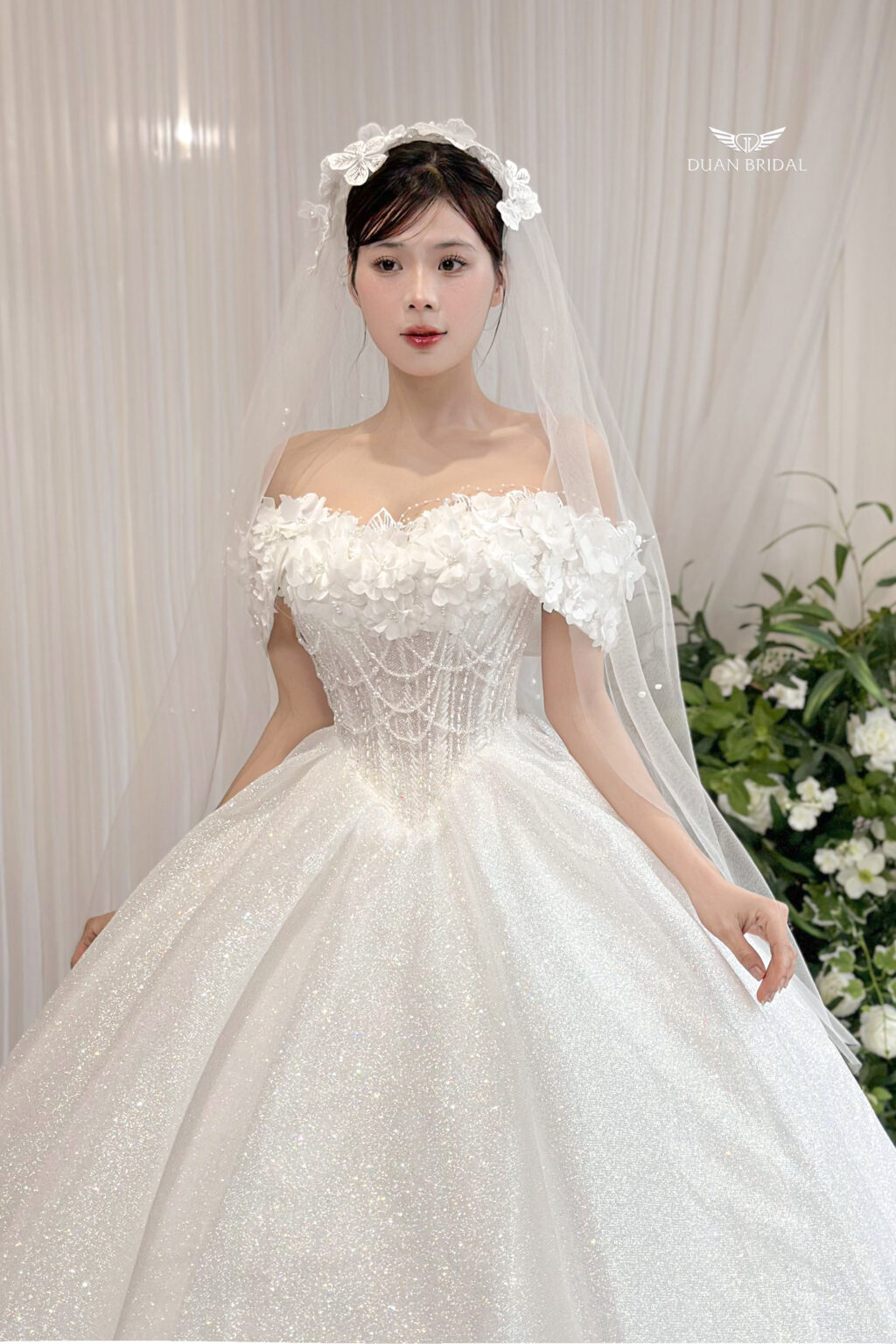 Lumyth - off-shoulder ball gown wedding dress