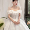 Lumyth - off-shoulder ball gown wedding dress - 3