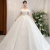 Lumyth - off-shoulder ball gown wedding dress - 4