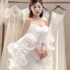 Selwyn - detachable sleeve mermaid wedding dress