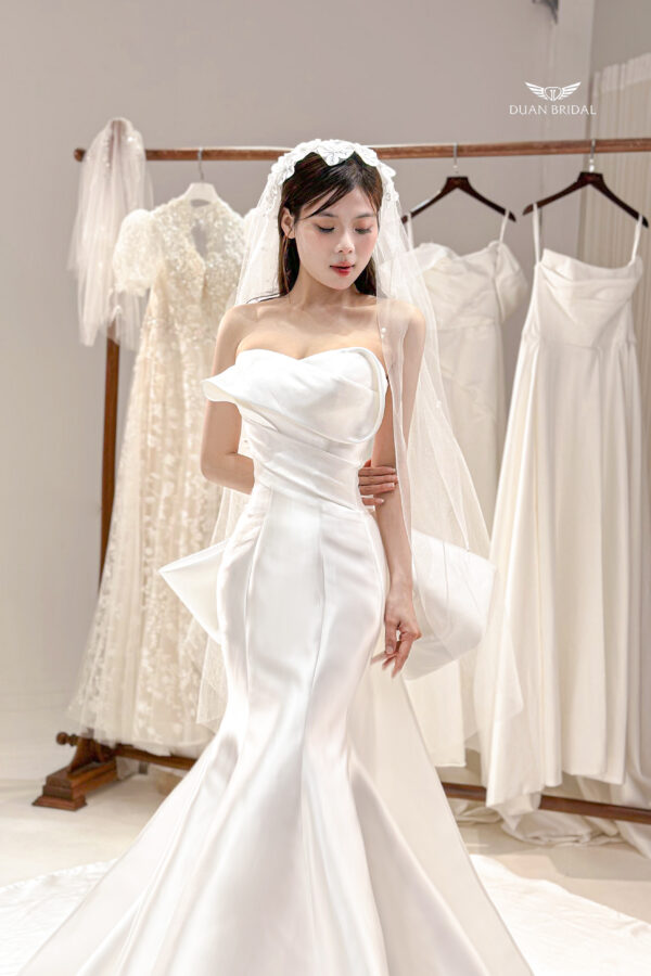 Virell - sleeveless mermaid wedding dress - 2
