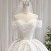 Sylvyn - off-shoulder ball gown wedding dress - 3