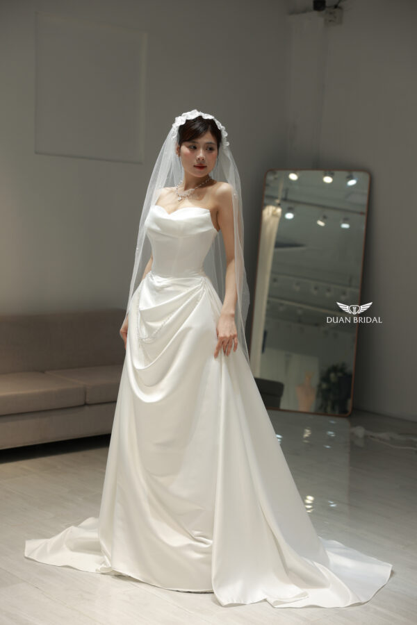 Auréline - Sleeveless A-line wedding dress