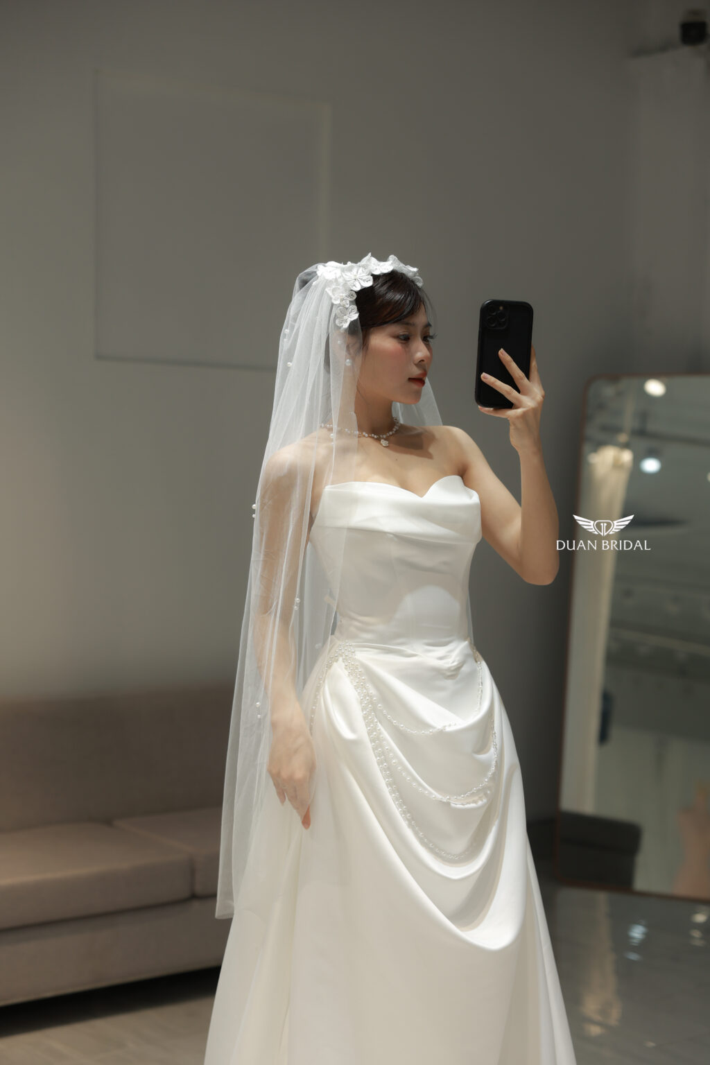 Auréline - Sleeveless A-line wedding dress