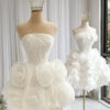 Nyrell - sleeveless mini wedding dress - 3