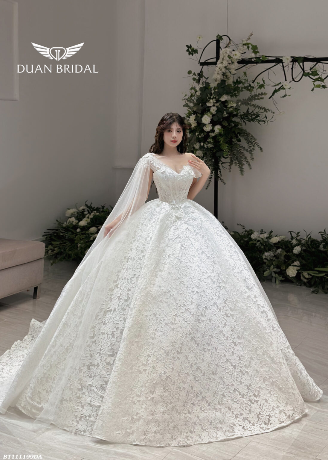 Rosven - off-shoulder ball gown wedding dress -5