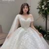 Rosven - off-shoulder ball gown wedding dress
