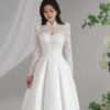 Elthira - long sleeve A-line wedding dress