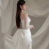 Evell - off-shoulder long sleeve A-line wedding dress - 4