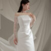 Evell - off-shoulder long sleeve A-line wedding dress - 3
