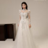 Regence - long sleeve A-line wedding dress - 2