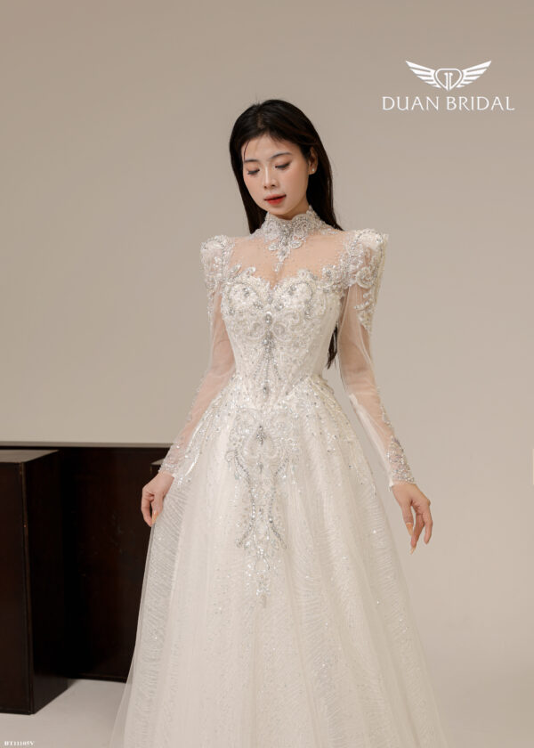 Regence - long sleeve A-line wedding dress