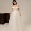 Aeris - off-shoulder A-line wedding dress - 3