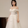 Aeris - off-shoulder A-line wedding dress