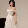 Aeris - off-shoulder A-line wedding dress - 2