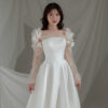 Nymphe - long sleeve A-line wedding dress