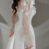 Nymphe - long sleeve A-line wedding dress - 3
