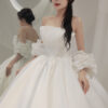 Mirelle - detachable sleeve ball gown wedding dress