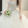 Liora - long sleeve ball gown wedding dress - 4