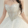 Elara - sleeveless ball gown wedding dress - 3