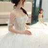Elara - sleeveless ball gown wedding dress - 4