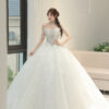Elara - sleeveless ball gown wedding dress - 5