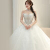 Elara - sleeveless ball gown wedding dress - 2