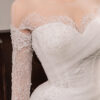 Noelle - off-shoulder long sleeve mermaid wedding dress - 2