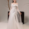 Noelle - off-shoulder long sleeve mermaid wedding dress - 3